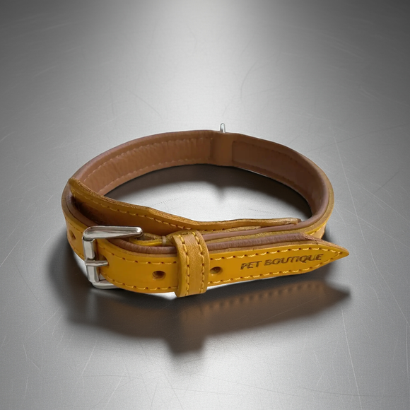Pet Boutique - Elegant Collare in cuoio