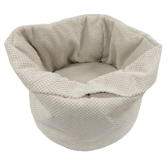 Pet Boutique -Cesta per Gatti Puffetta - Avorio - Cucce