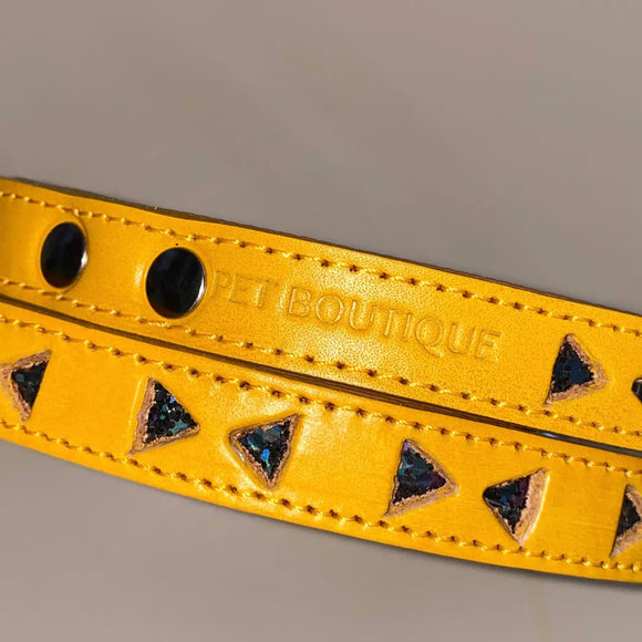 Pet Boutique - Guinzaglio Linea Miami - giallo ocra / S - Guinzagli