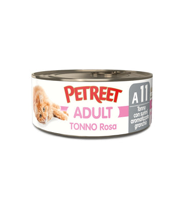 Petreet A11 Atún rosado Atún con Surimi Aroma Granchio 70 gr