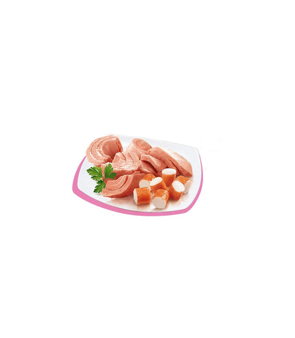 Petreet A11 Atún rosado Atún con Surimi Aroma Granchio 70 gr - 0