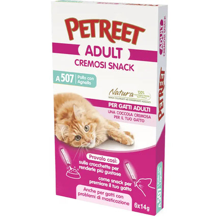 PETREET Natura Cremosi Pollo e Agnello - Super Premium