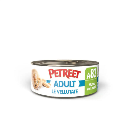 PETREET Vellutata A82 Manzo e piselli - 70 Gr - Super Premium