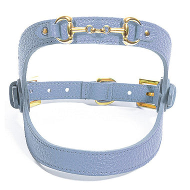 Compra azzurro Pupet Couture - pettorina in pelle con morsetto