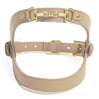 Compra beige Pupet Couture - pettorina in pelle con morsetto