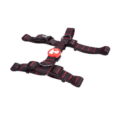 Pettorine H Charlie Brown Nero/Rosso - XS