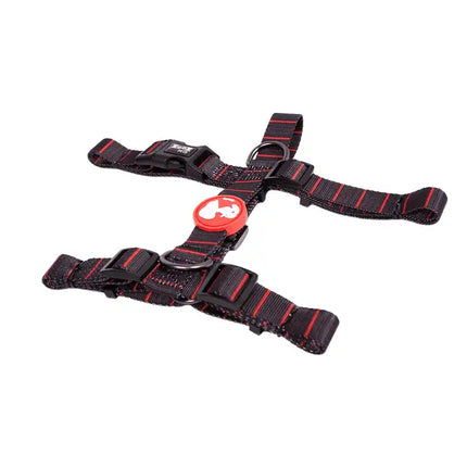 Pettorine H Charlie Brown Nero/Rosso - XS