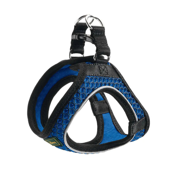 Pettorine Hilo Blu con bordi riflettenti - XXS 31-33 cm