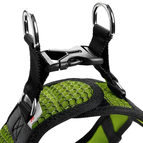 Pettorine Hilo Lime con bordi riflettenti