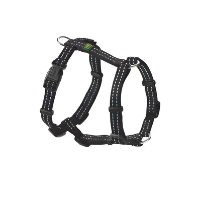 Pettorine Tripoli Nero con inserti riflettenti - XS-S 37-52 cm
