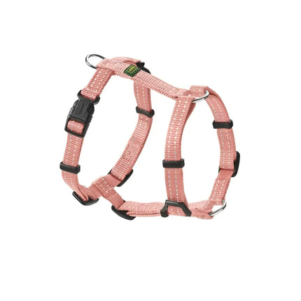 Pettorine Tripoli Rosa con inserti riflettenti - XS-S 37-52 cm