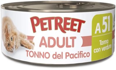 Petreet A51 Atún del Pacífico y verdure 70 gr