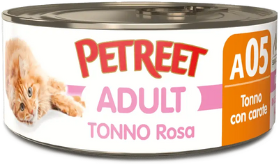 Petreet A05 Atún rosa y carote 70 gr