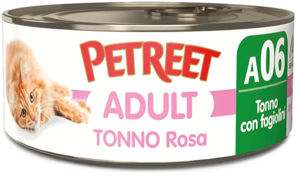 Petreet A06 Atún rosa y fagiolini 70 gr