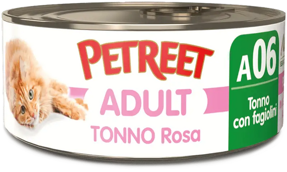 Petreet A06 Atún rosa y fagiolini 70 gr