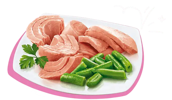 Petreet A06 Atún rosa y fagiolini 70 gr