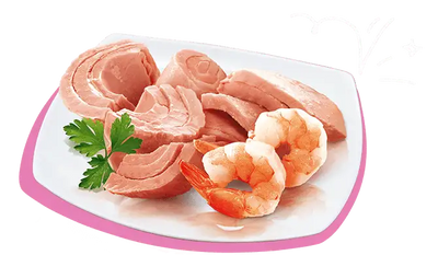 Petreet A03 Atún rosa y gamberetti 70gr - 0