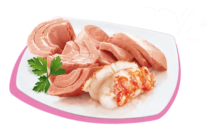 Petreet A02 Atún rosa y Surimi y Langosta70 gr - 0