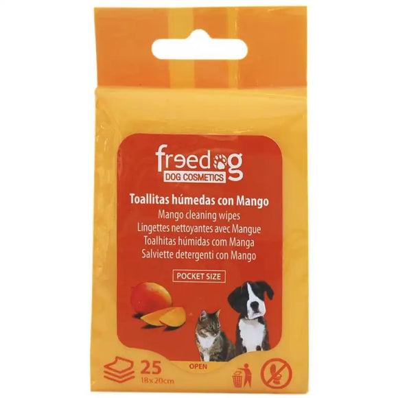Free Dog - Reinigungstücher Mango - 25 Stk