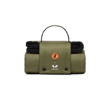 Save the Duck - Stuoia portatile imbottita per cani - Verde Oliva - Tappetino
