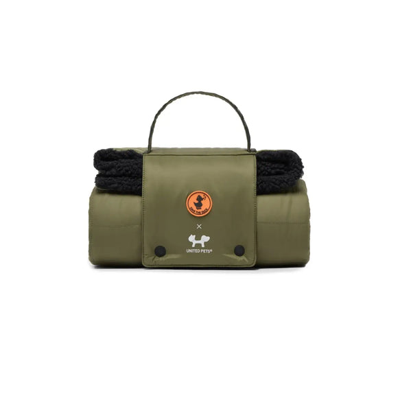 Save the Duck - Stuoia portatile imbottita per cani - Verde Oliva - Tappetino
