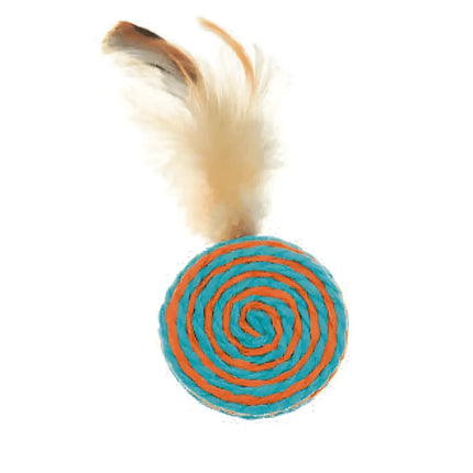 Sisal con piume Caramella - Giochi