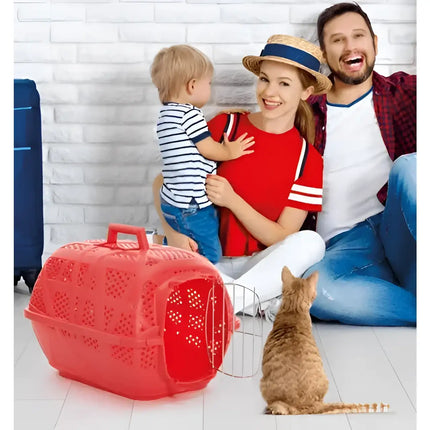 Trasportino Carry Sport Metal Rosso Fragola - Trasportini