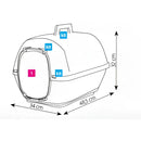Trasportino Carry Sport Metal Tortora - Trasportini
