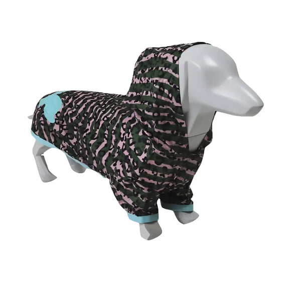 United Pets - Anti pioggia Easy Rain Light Camouflage (mimetico) - 46 cm - Impermeabili