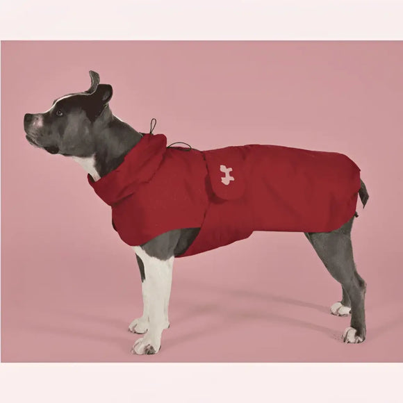 United Pets - Anti pioggia Easy Rain Rosso - Impermeabili