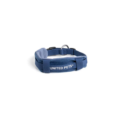 United Pets Citylife - Collare eco con sottocollo imbottito in jeans - S