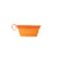 United Pets LEAF BOWL - Ciotola da Viaggio pieghevole in Silicone - arancione - Ciotole