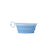 United Pets LEAF BOWL - Ciotola da Viaggio pieghevole in Silicone - Azzurro - Ciotole