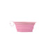 United Pets LEAF BOWL - Ciotola da Viaggio pieghevole in Silicone - Rosa - Ciotole
