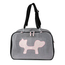 United Pets Mesh Bag Xtra - Trasportino per Cani - Nero/Rosa - Trasportini