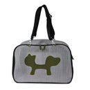 United Pets Mesh Bag Xtra - Trasportino per Cani - Nero/Verde - Trasportini
