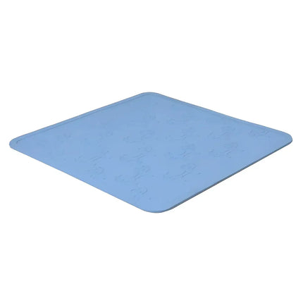 United Pets Mustafà tappetino sottociotola azzurro - L - Ciotole