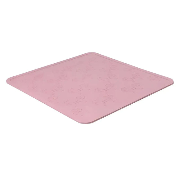 United Pets Mustafà tappetino sottociotola Rosa antico - L - Ciotole