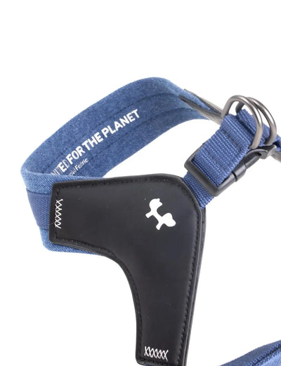 United Pets - Citylife - Pettorina aggancio rapido in Jeans - 0