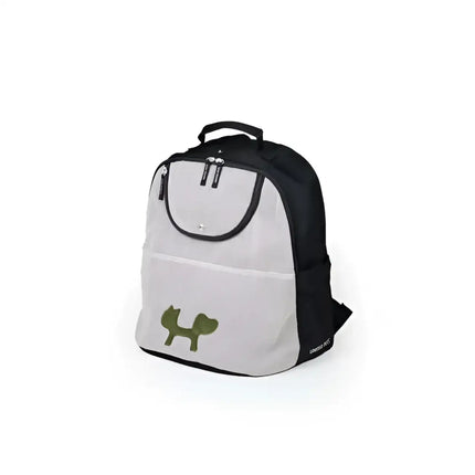 United Pets URBAN PET Reverse Backpack ECO - Nero/Verde - Trasportini