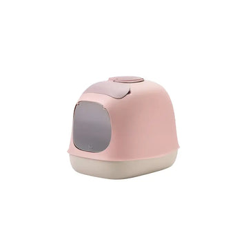 United Pets Vaschetta igienica coperta Minù - ROSA ANTICO E TORTORA - Vaschette Igieniche