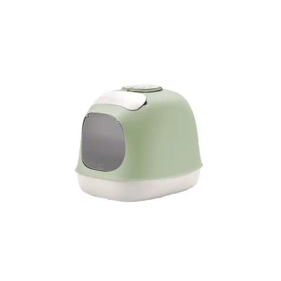 United Pets Vaschetta igienica coperta Minù - VERDE E BIANCO - Vaschette Igieniche