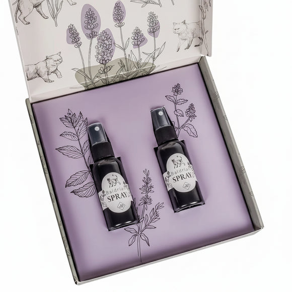 Ne&No® Baldrian-Spray für Katzen - 2er-Set - Geschenkbox