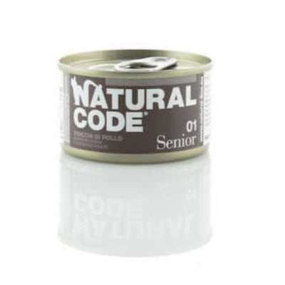 Pet Boutique - NATURAL CODE Gatto Senior 01 Fiocchi di Pollo